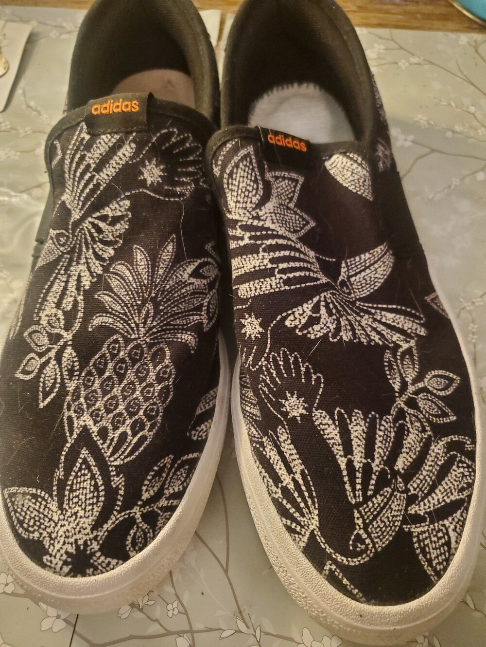 Adidas Vulc Raid3r slip-on shoes W Farm Rio Print US 10 Men